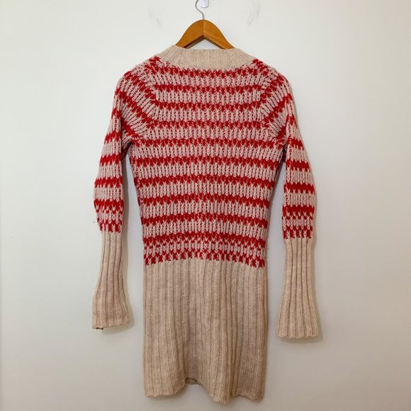 Moth Anthropologie Wool Long Button Cardigan Sweater, Size Small - Picture 2 of 5